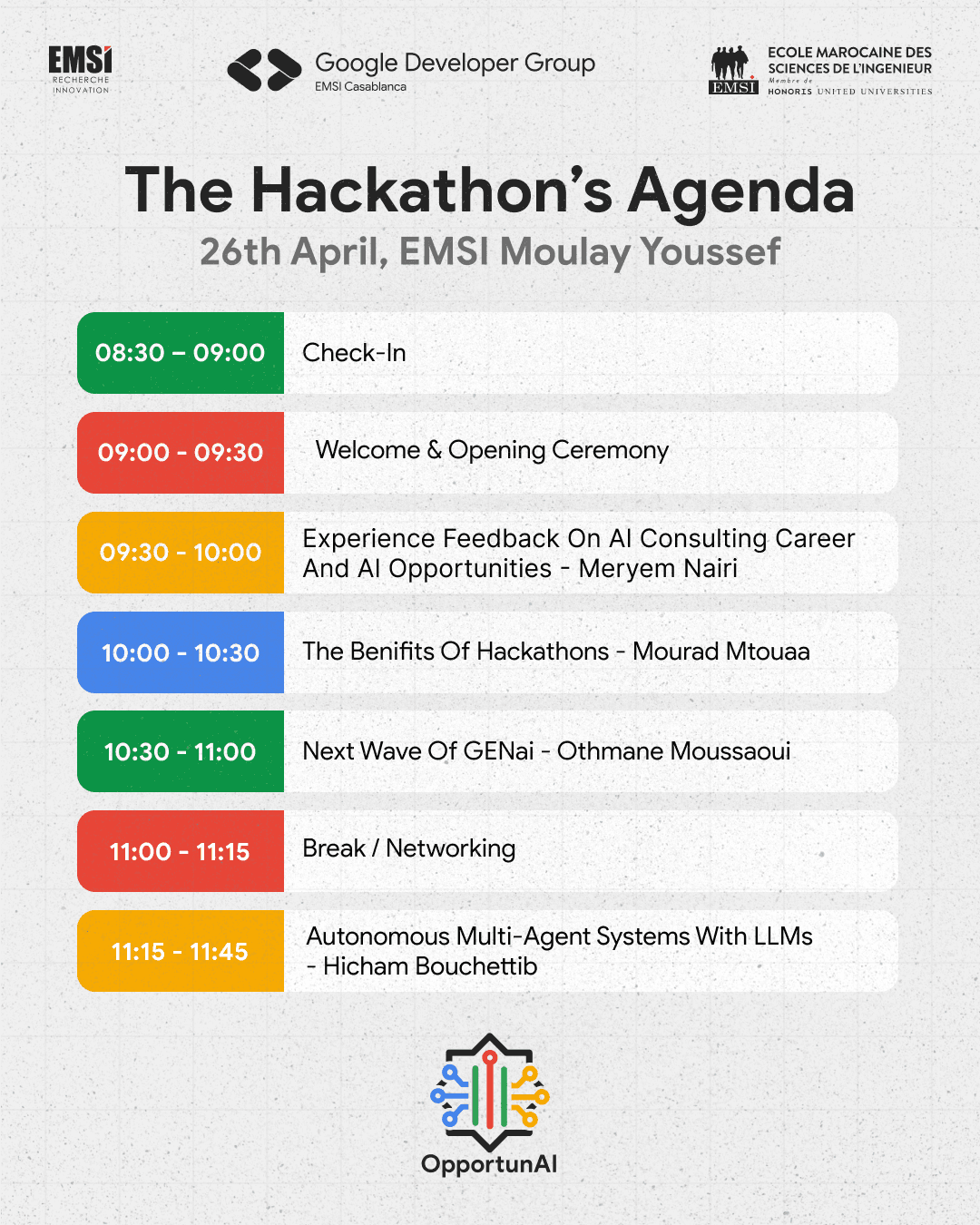 Agenda Part 1